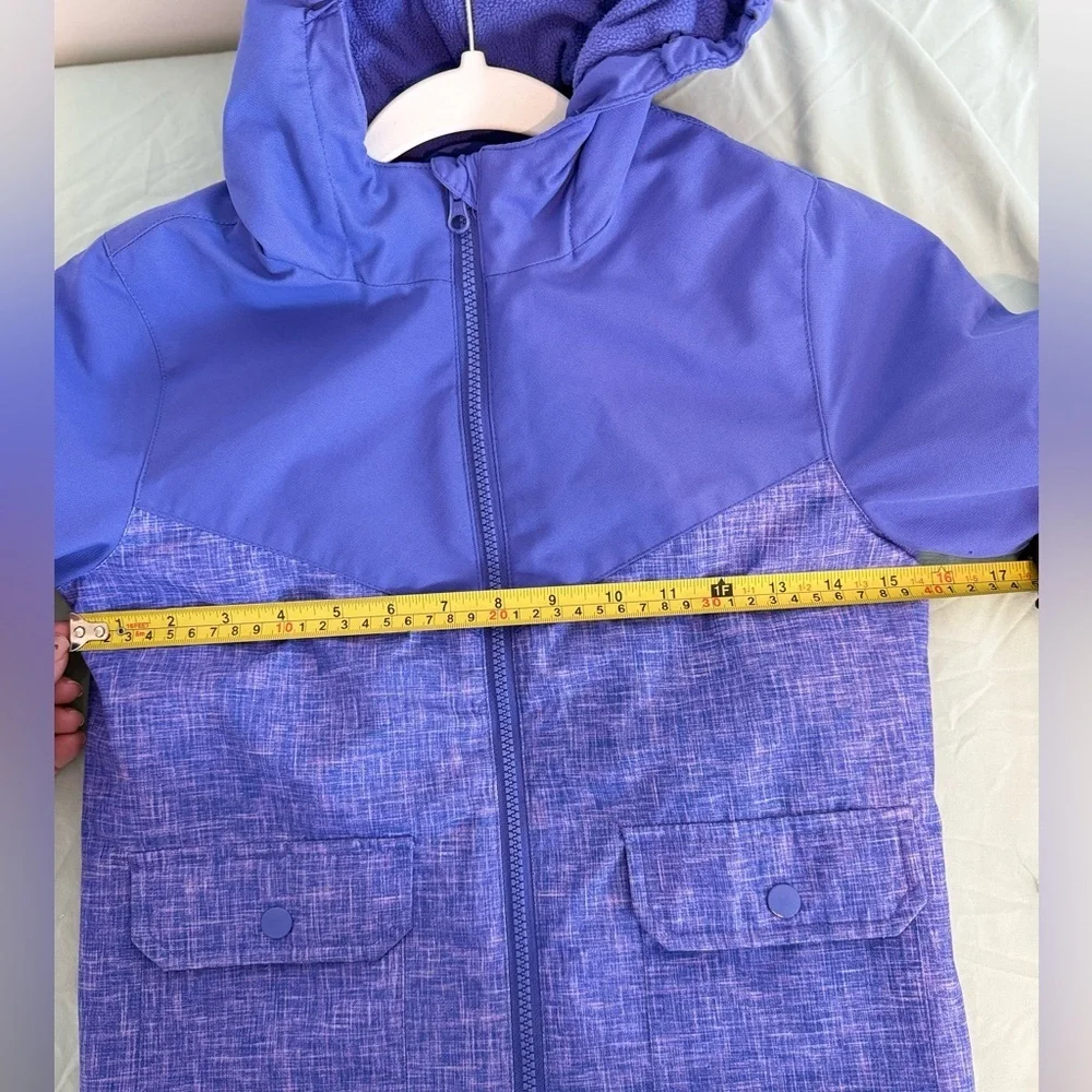 Swiss Tech Kids Waterproof Purple Girls Hooded Coat size 5T